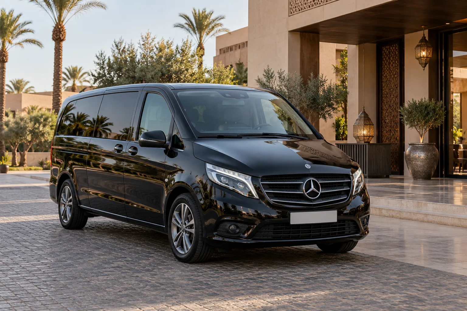 Black people carrier, the class used for Vito / SUV transfers